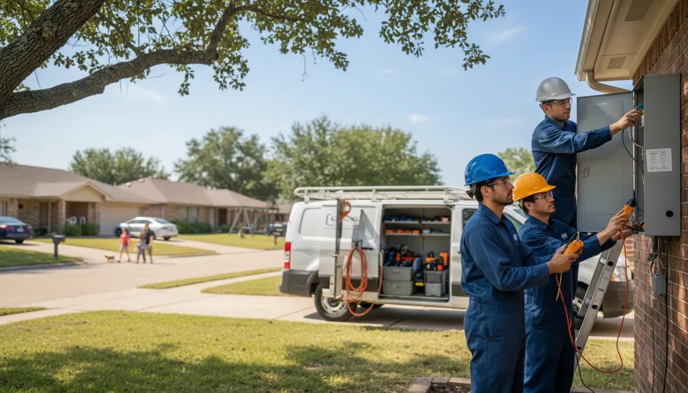 Certified electrician providing emergency electrical services in Arena, WI